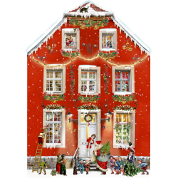 Jul i det røde hus - Julekalender med glimmer