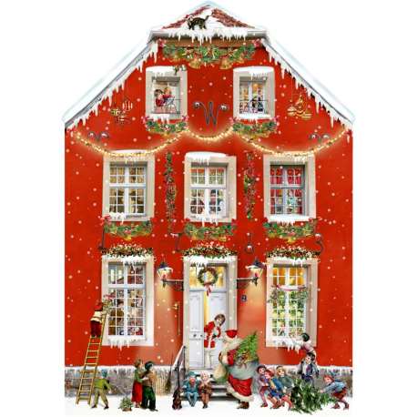 Jul i det røde hus - Julekalender med glimmer