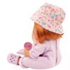 Flower power badedukke med rødt hår & tilbehør - 42 cm
