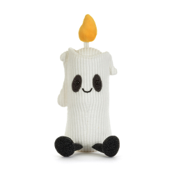Flickerty stearinlys - Halloween Amuseables bamse 19 cm