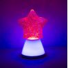 Stjerne Magic Glow Glitter lampe
