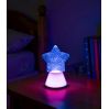 Stjerne Magic Glow Glitter lampe