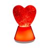 Hjerte Magic Glow – Glitterlampe med farveskift