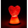 Hjerte Magic Glow – Glitterlampe med farveskift