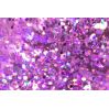 Hjerte Magic Glow – Glitterlampe med farveskift