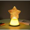 Stjerne Magic Glow Glitter lampe