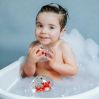Happy Bubbles krabber - Bold med vand, glimmer & figurer