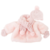 Pink vinter tøjsæt - Dukketøj (30-33 cm)