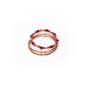 3 stk. Ruby rød armbånd