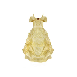 Belle gul prinsessekjole (5-6 år)