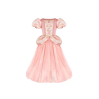 Penelope Dusty Rose brokadekjole (5-6 år)