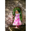 Tornerose pink prinsessekjole (7-8 år)