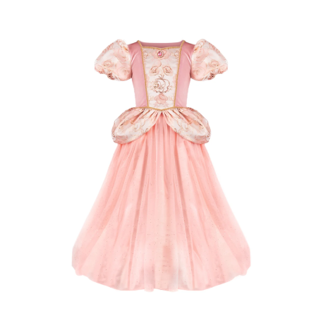 Penelope Dusty Rose brokadekjole (7-8 år)