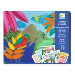 Paradis øer - Mal med vandfarver (5-8 år)