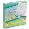 Lær at tegne dyr med transparentpapir (3-6 år)