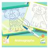 Lær at tegne dyr med transparentpapir (3-6 år)