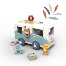 Camper Van bil med puttekasse - 7 dele