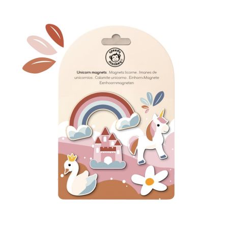 Enhjørningernes verden - 5 magneter (3-6 år)