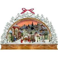 Julemagi under lysbuen - Julekalender med glimmer (A3)
