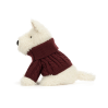Munro Skotsk Terrier hund med sweater - Bamse 25 cm