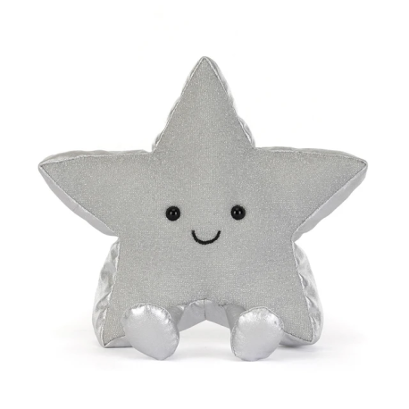 Silver Star - Amuseables julebamse 17 cm