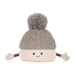 Pomilly Strikhue - Amuseables hue & julebamse 26 cm