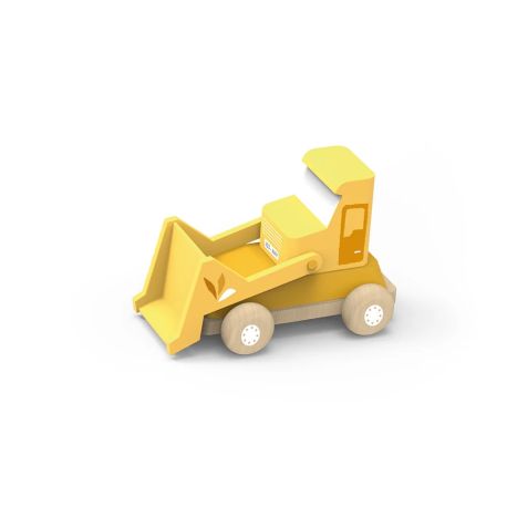 Bulldozer i træ