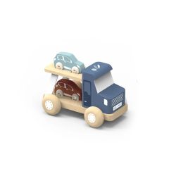 Autotransporter med 2 biler i træ
