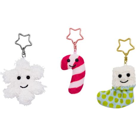 Nøglering med julemotiv - Assorterede design