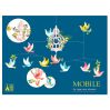 Søde fugle & fuglebur mobile - Let uro (80 x 40 cm)