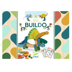 Buildo Dinosaurer - Byggesæt med 10 forhistoriske dyr (6-8 år)