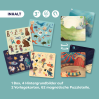 Tilli & hendes venner - Magneter med 4 baggrunde