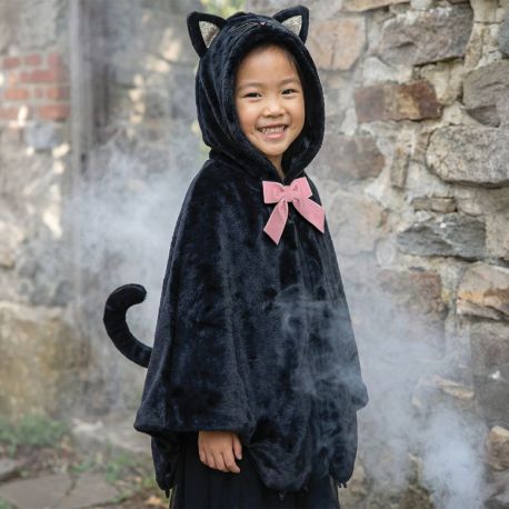 Blødeste Sort kat kappe (4-6 år)