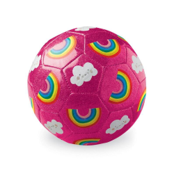 Regnbue glimmer fodbold 18 cm