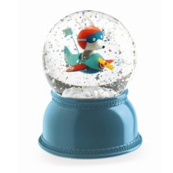 Djeco lampe - Pilot og fly snekugle 